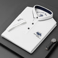 Walter – Schlanke Passform Kurzarm Poloshirt mit Knopfleiste vorne