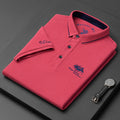 Walter – Schlanke Passform Kurzarm Poloshirt mit Knopfleiste vorne