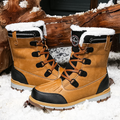 Rainer - Warme Rutschfest Wetterfest Pelz Schuhe