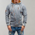 Claus - Schlank Langärmelig Kapuzenpulli Mit Reissverschluss