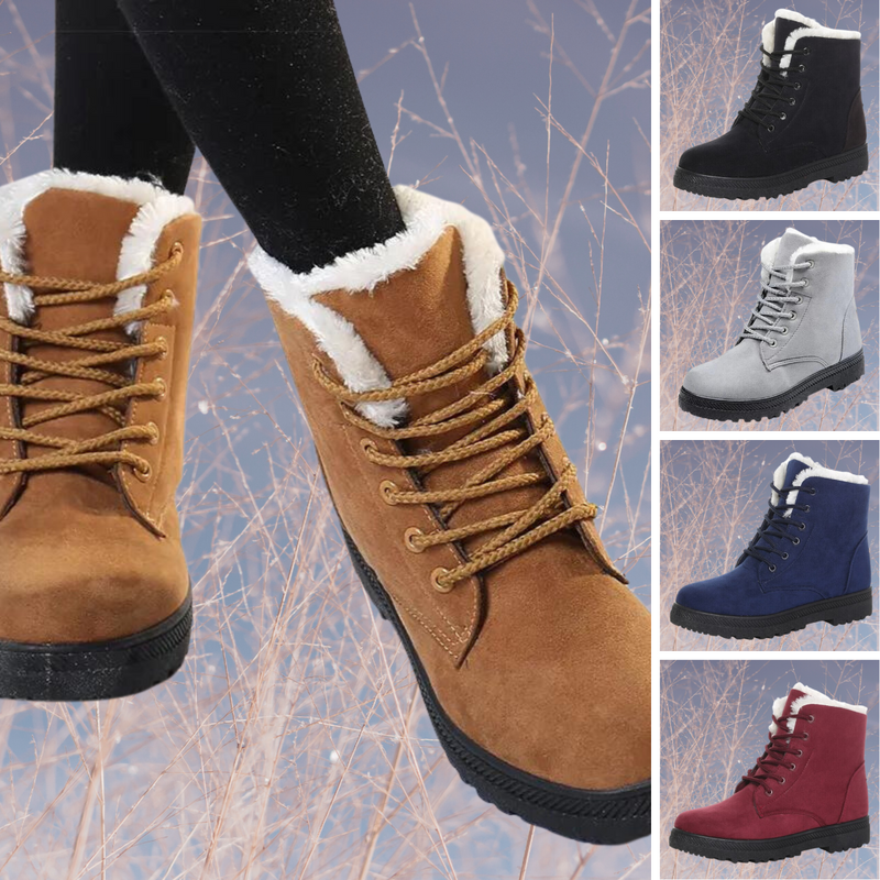 Aveline - Bequem Warm Knöchel Schneestiefel