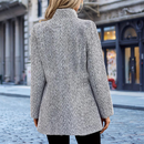 Klara - Bequemer Schlanke Passform Mantel mit langen Ärmeln und Taschen