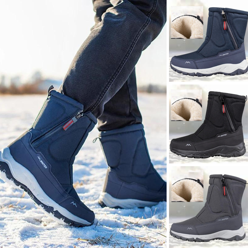 Timo - Schicke Masche Mittel Calf Stiefel Für Modische