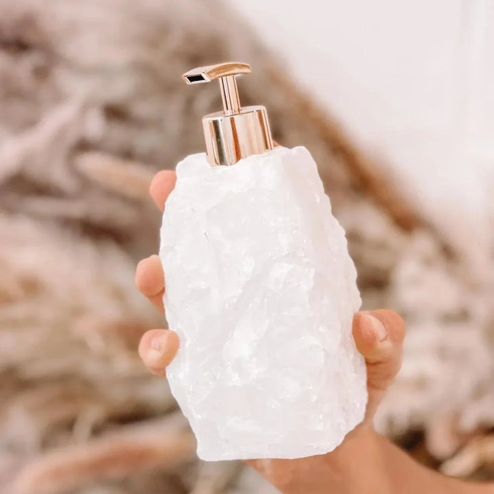 PurePour – Elegante Seifenspenderflasche mit Handpumpe für Badezimmertische