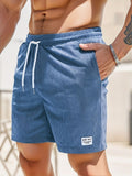 Henry - Verstellbare Kurze Hosen mit Kordelzug im Lose Passform Gestaltung mit funktionellen Taschen