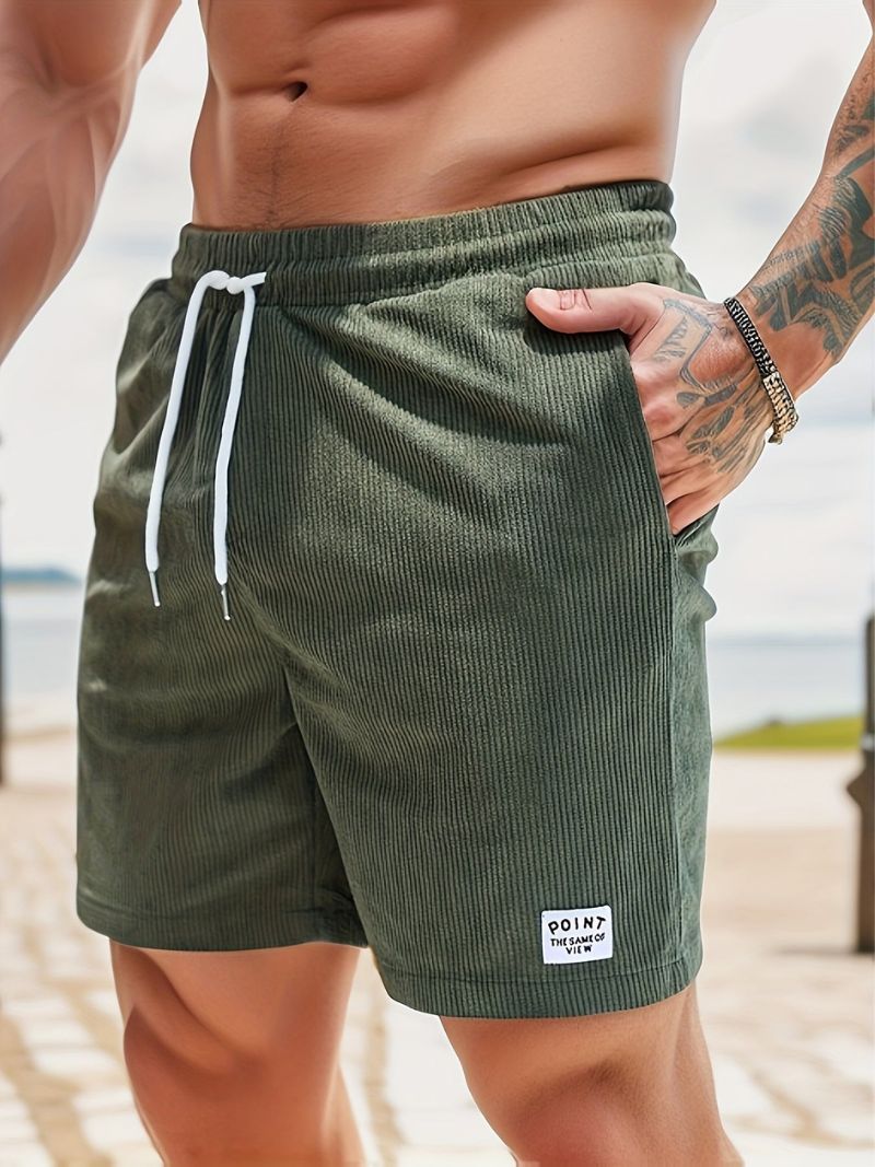 Henry - Verstellbare Kurze Hosen mit Kordelzug im Lose Passform Gestaltung mit funktionellen Taschen