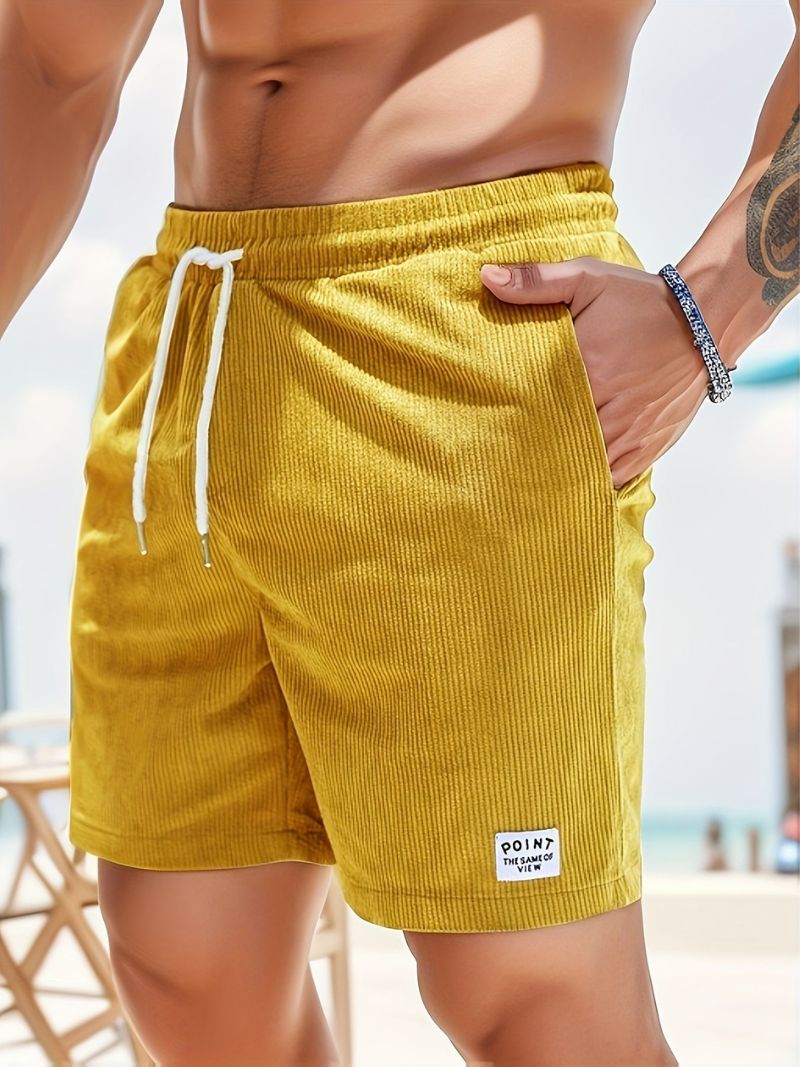 Henry - Verstellbare Kurze Hosen mit Kordelzug im Lose Passform Gestaltung mit funktionellen Taschen