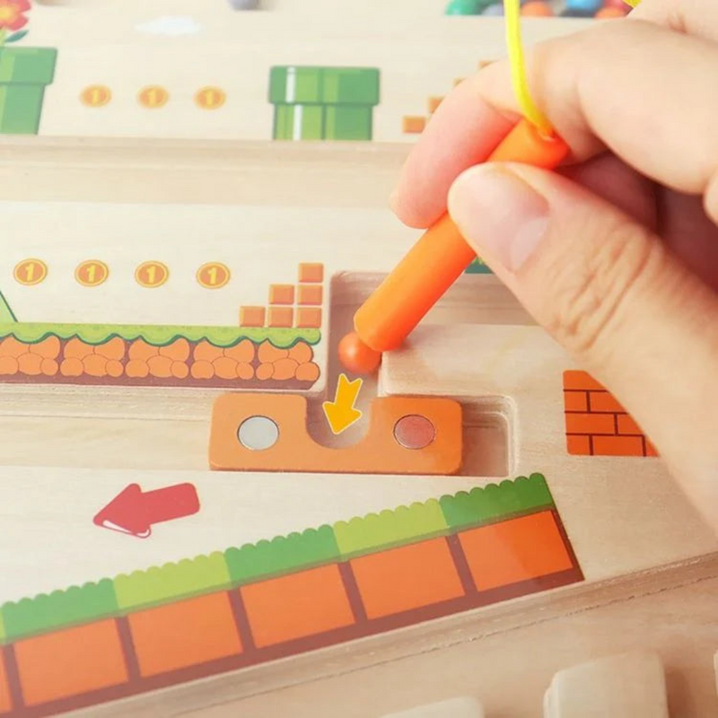 MazeMaster – Montessori Zahlen und Farbenlabyrinth zur Entwicklung logischer und motorischer Fähigkeiten