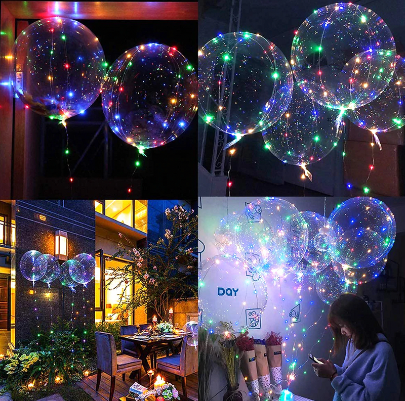 GlowBalloons - LED Luftballons Mit Zeichenfolge Lichter