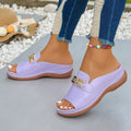 Elvira – Bequeme Sandalen mit offener Spitze und dicker rutschfester Sohle