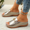Elvira – Bequeme Sandalen mit offener Spitze und dicker rutschfester Sohle