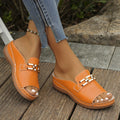 Elvira – Bequeme Sandalen mit offener Spitze und dicker rutschfester Sohle