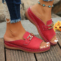 Elvira – Bequeme Sandalen mit offener Spitze und dicker rutschfester Sohle