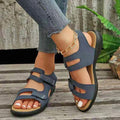 Nina – Lässige offener Spitze Sandalen mit verstellbarer Schnalle und rutschfester Sohle
