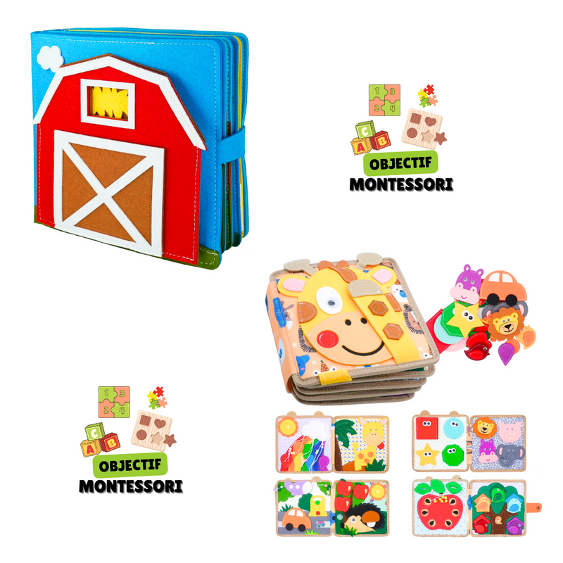EduPlay – Interaktives 3D Montessori Geschichtenbuch zum Erlernen von Tieren und Zahlen