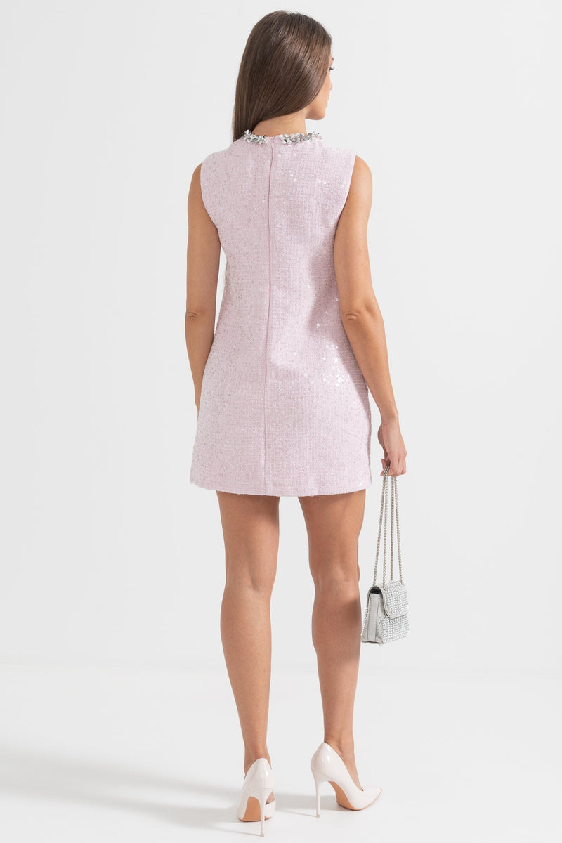Emma - Modisches ärmelloses Minikleid mit Rundhalsausschnitt