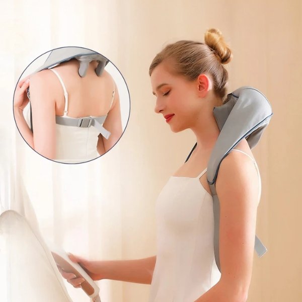 NeckTasia – Nackenmassagegerät für tiefe Entspannung zu Hause und Büro