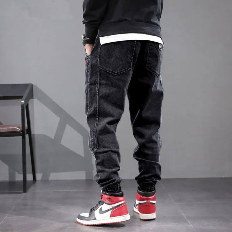 Adrian – Bequeme Lockere Passform Hose mit Kordelzugbund und Taschen