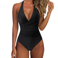Carla - Eleganter Badeanzug mit hoher Taille und stilvollem Gestaltung