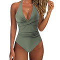 Carla - Eleganter Badeanzug mit hoher Taille und stilvollem Gestaltung