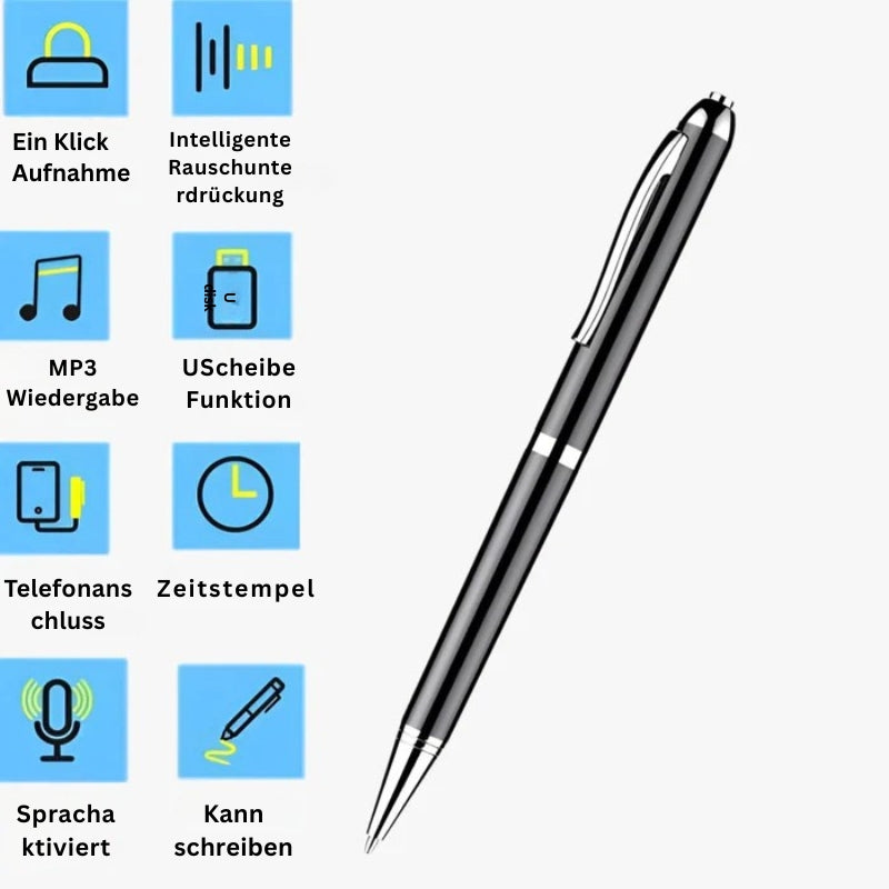 AudioPen – Digitaler Diktierstift mit Rauschunterdrückung und MP3 Wiedergabe