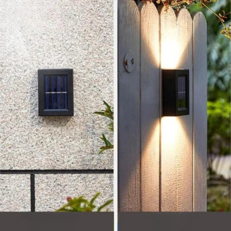 LumeSolar - Kabellose Solar Wandleuchten mit dekorativem Gestaltung für den Außeneinsatz