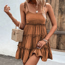 Trina - Modisches ärmelloses Minikleid mit Spaghetti Trägern