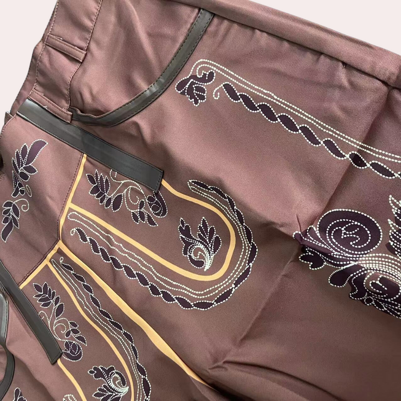 David – Oktoberfest Kurze Hosen mit verstellbarem Gürtel und praktischen Taschen