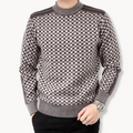 Conrad - Warmer Langärmeliger Rundhalsausschnitt Gemusterter Pullover
