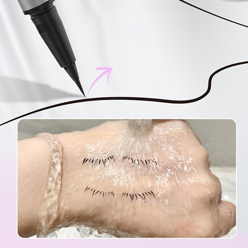 LashPress - Wasserfester Eyeliner Untere Wimpernstempel mit Tinte für schnelles Augen Schminke