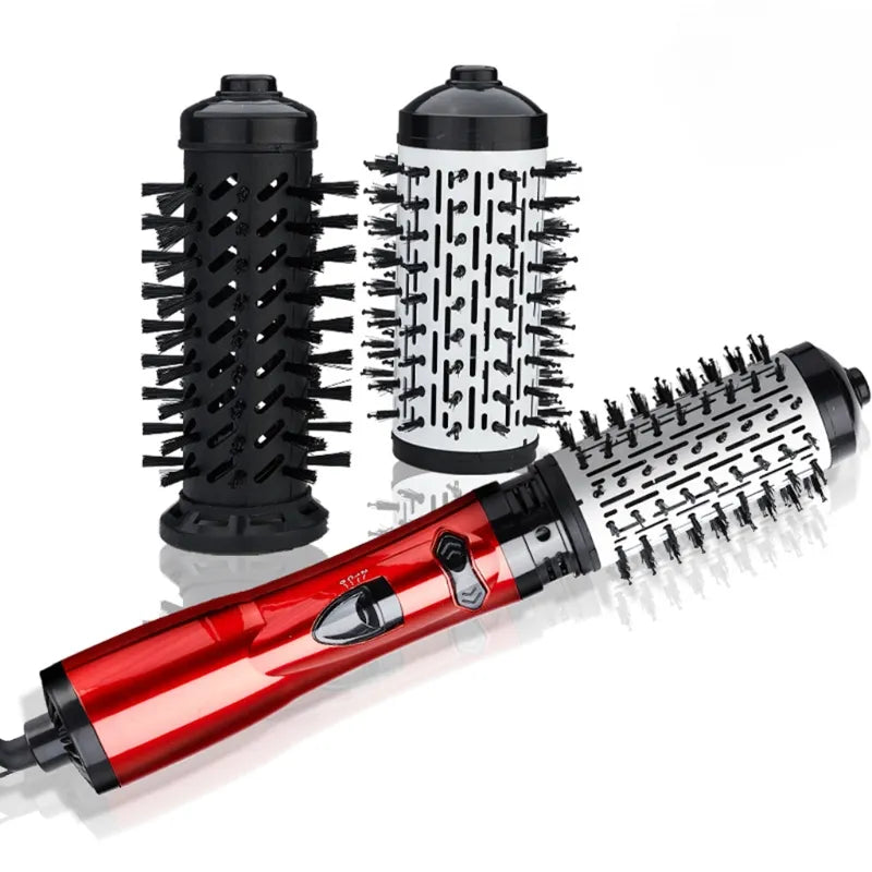 ShineEase - 2 in 1 Haartrocknerbürste mit rotierender Glättungsfunktion