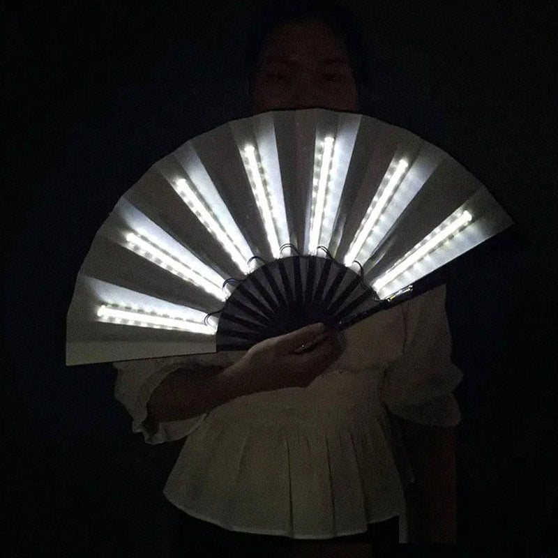 FanFlare – Faltbarer Handventilator mit LED Lichtanzeige