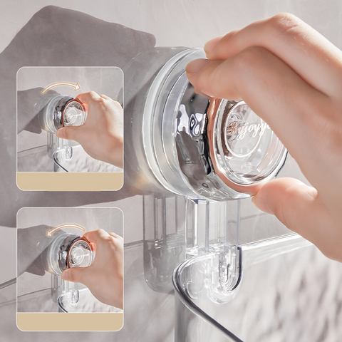 WallGrip - Elegante Wandhalterung mit hängendem Stauraum für das Badezimmer