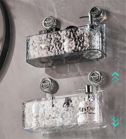 WallGrip - Elegante Wandhalterung mit hängendem Stauraum für das Badezimmer