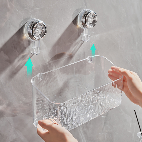 WallGrip - Elegante Wandhalterung mit hängendem Stauraum für das Badezimmer