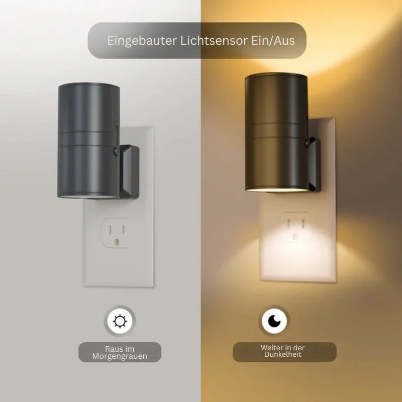 AuraLume - LED Wandleuchte mit einstellbarer Helligkeit und Fernbedienung