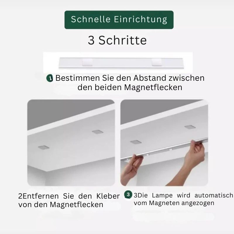 LumeSense - LED Nachtlicht mit USB Akku und kabellosem Bewegungssensor | 1+1 Gratis