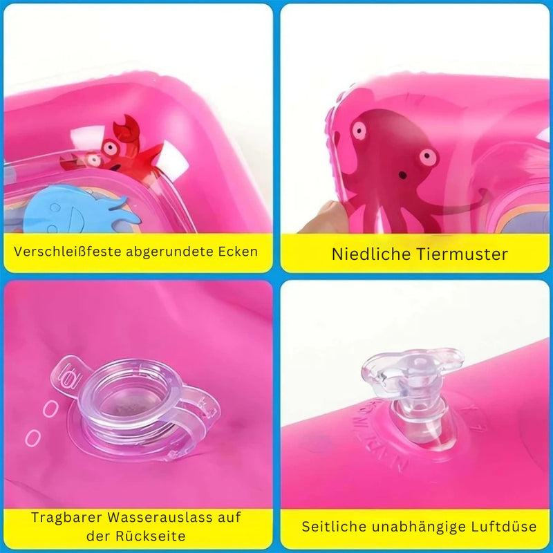 AquaPaw - Aufblasbare Wasserspielmatte für Haustiere mit kratzfestem interaktivem Spielzeug