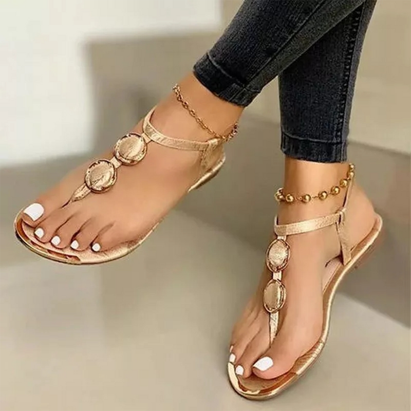 Milena – Moderne Open-Toe-Sandalen mit Schmuckstein Akzenten und verstellbaren Riemchen