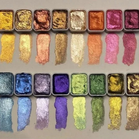 ArtShine - Transformative Pigmente Kunst Aquarell Satz mit tragbaren Kasten