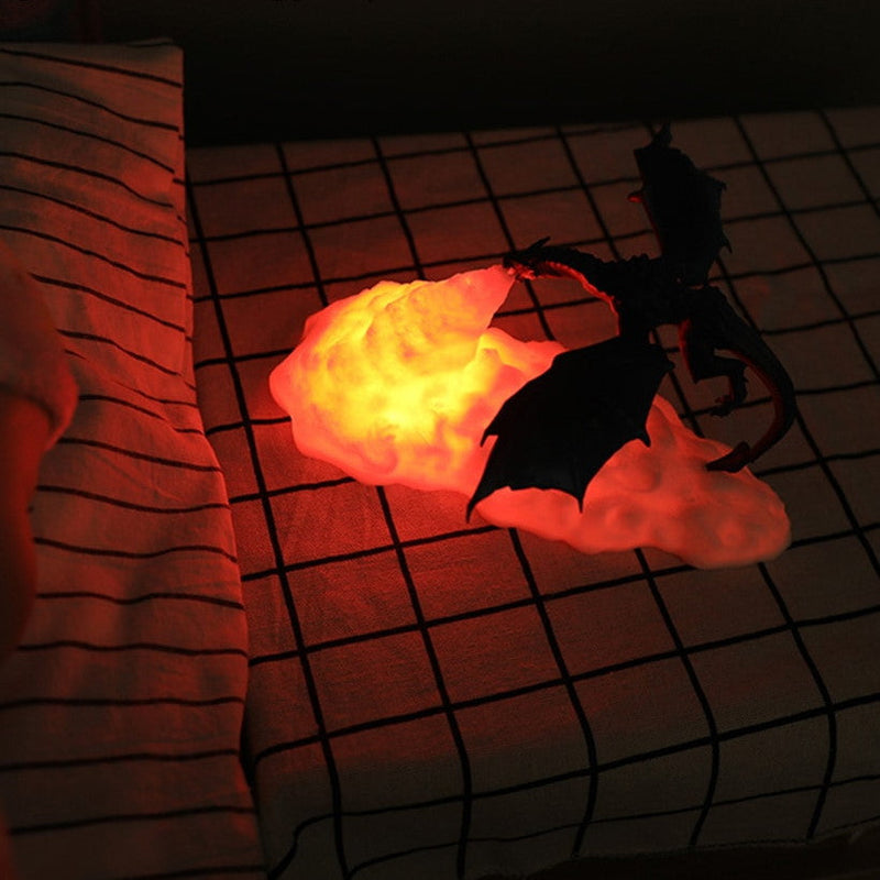 MythGlow – Wandleuchte in Drachenform mit LED-Licht und skulpturaler Auflösung