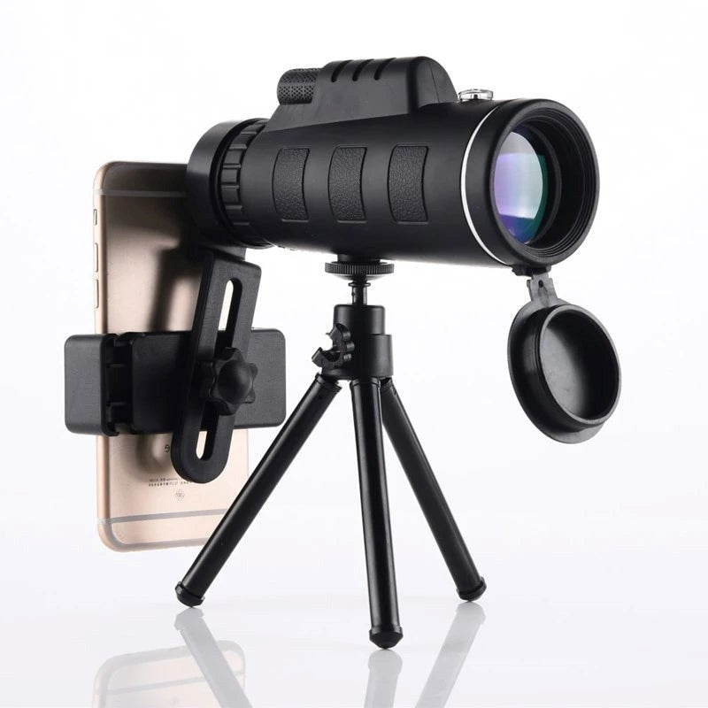 VisionTrail – Kompaktes Telefernglas mit Smartphone Adapter zur Beobachtung