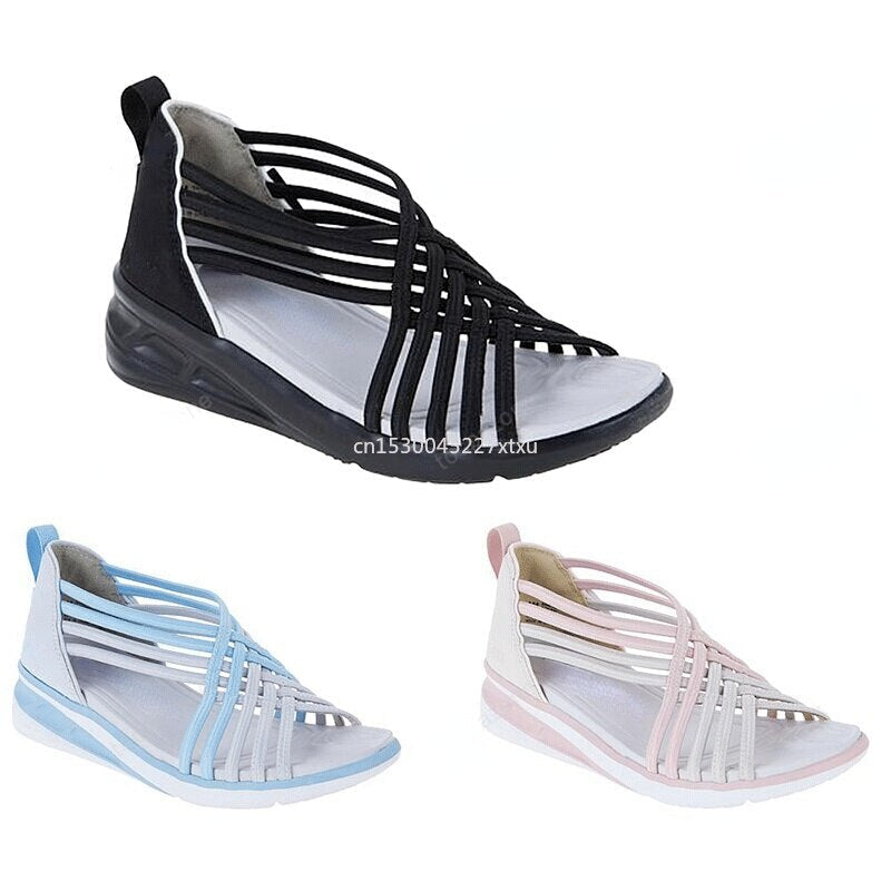 Emma - Lässig Rutschfest Riemen Knöchel Sandalen