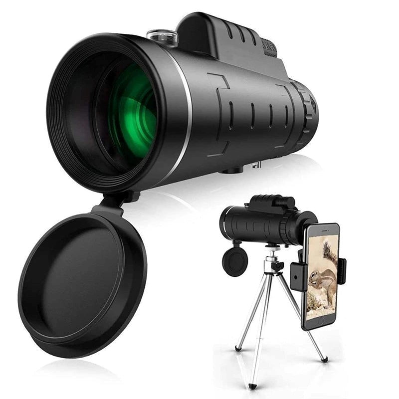 VisionTrail – Kompaktes Telefernglas mit Smartphone Adapter zur Beobachtung