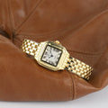 Corinna - Leichte quadratische Uhr mit Stahlarmband für luxuriösen Look