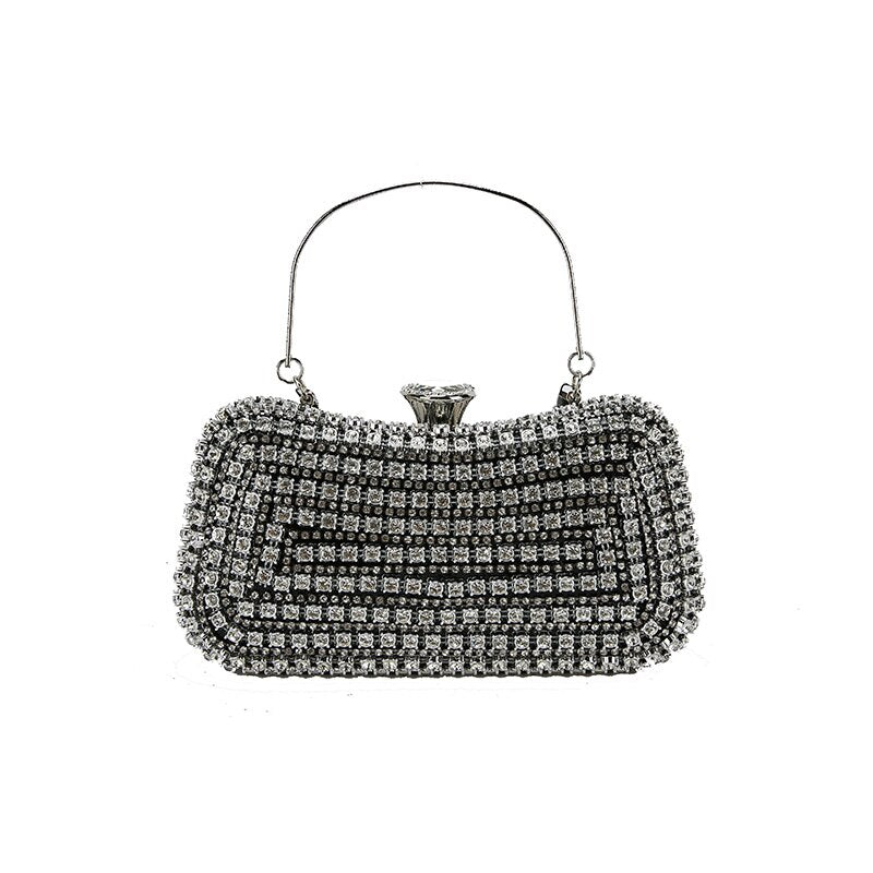 Sorina – Kleine Clutch Tasche mit geometrischem Muster