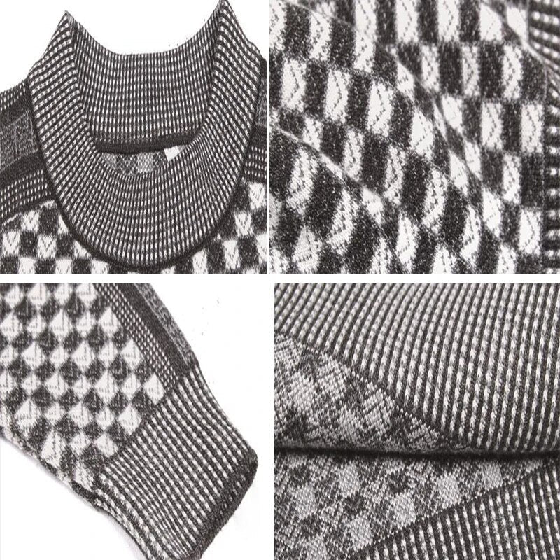 Conrad - Warmer Langärmeliger Rundhalsausschnitt Gemusterter Pullover