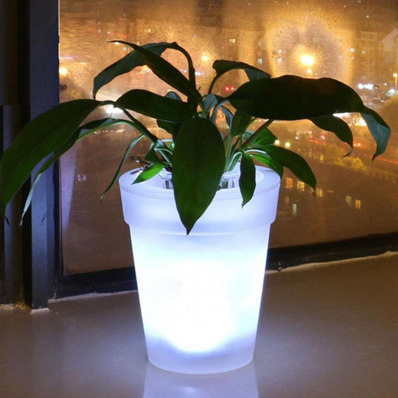 PotGlow – Nachhaltiger Blumentopf mit Solar LED Beleuchtung für zauberhaftes Ambiente