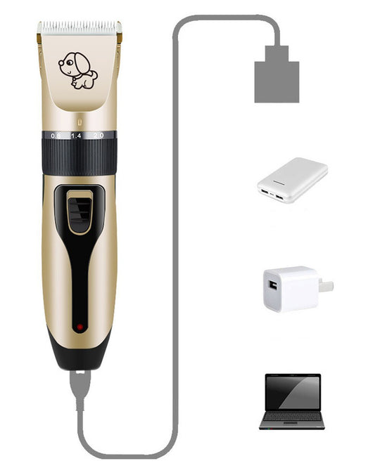 PawTrim - Professionell USB Ladung Haustier Haare Groomer Satz