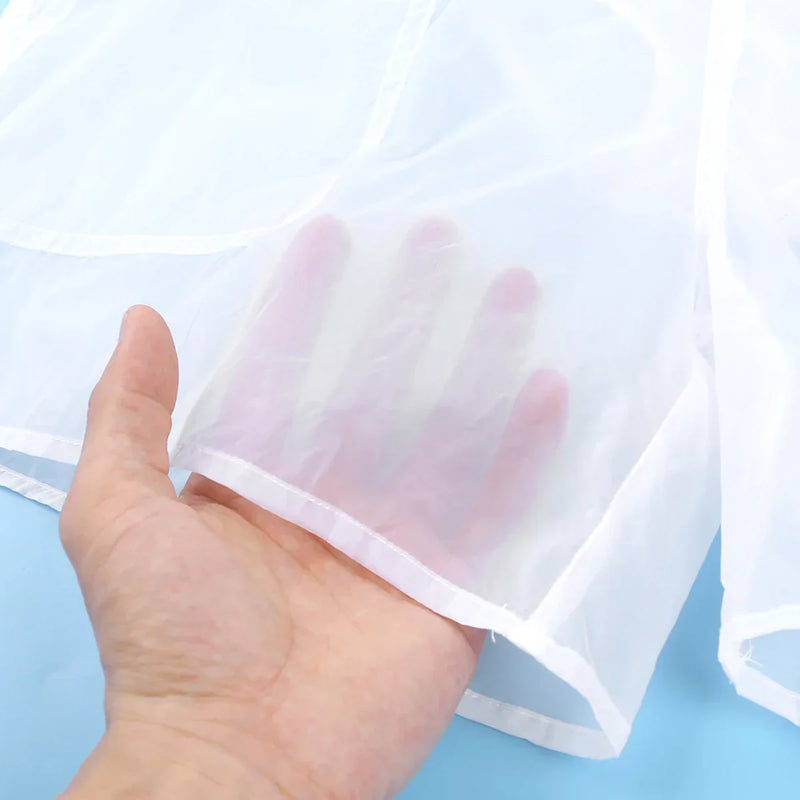 Rainer - Transparente Badeshorts mit elastischem Bund und Taschen